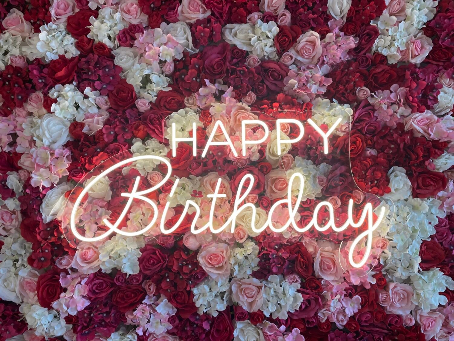 LED Schild - Happy Birthday